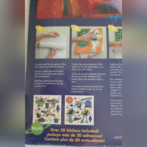 Sealed Disney Toy and Beyond Story Self Stick Decorating Kit Over 30 Stickers - Picture 7 of 8